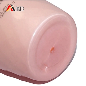 2020 New wholesale price pink PET plastic empty shampoo bottle 450ml with pump