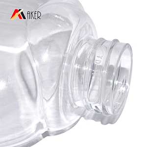 450ml clear PET plastic empty shower gel bottle wholesale with lotion pump