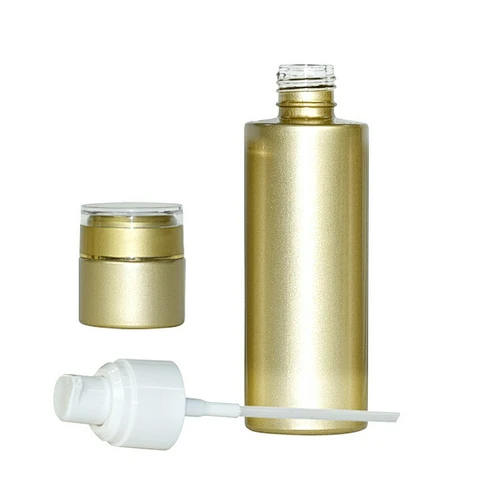 luxury custom glass bottle packaging printing gold 60ml personal care packaging lotion cream skin care glass bottle