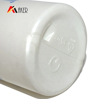 Wholesale cylinder 300ml white PE plastic hair care shampoo packaging bottle with disc cap