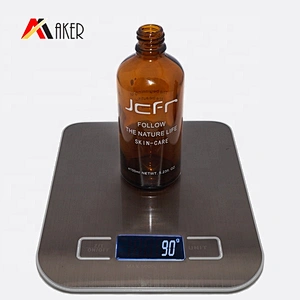 Wholesale 3 oz 100ml amber liquid glass dropper bottle with cap