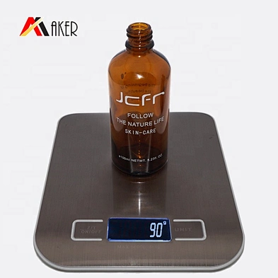 Wholesale 3 oz 100ml amber liquid glass dropper bottle with cap