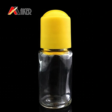 10ml 20ml 50ml round shape roll on sealing type bottle clear glass roller bottle wholesale