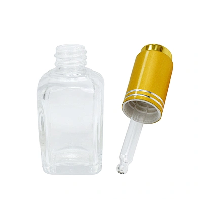 custom shape 30ml glass personal care packaging essential oil dropper glass bottles