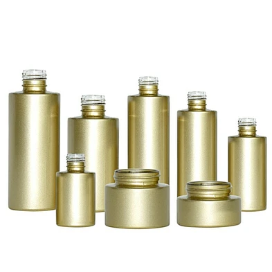 fashion superior quality glass bottle personal care packaging cream jar skin care lotion luxury jars and bottle