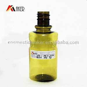 Custom Small Size 80ml Green PET Plastic Portable Travel Shampoo Bottle with Caps