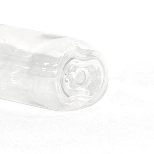 Newest factory supply unique design clear 150ml empty PET cream pump bottle