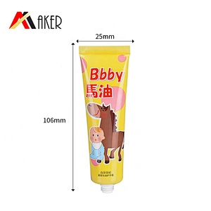 2020 Newest custom design 30ml empty aluminum laminated hand cream tube with octagonal screw cap