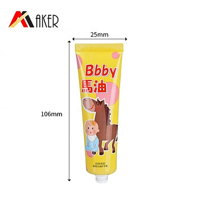 2020 Newest custom design 30ml empty aluminum laminated hand cream tube with octagonal screw cap