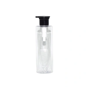 New arrivals 500ml cosmetic plastic shampoo bottle with lotion pump