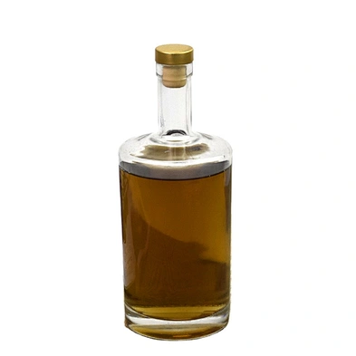 transparent 750ml whiskey bottle glass vodka wine bottle glass liquor whiskey bottle