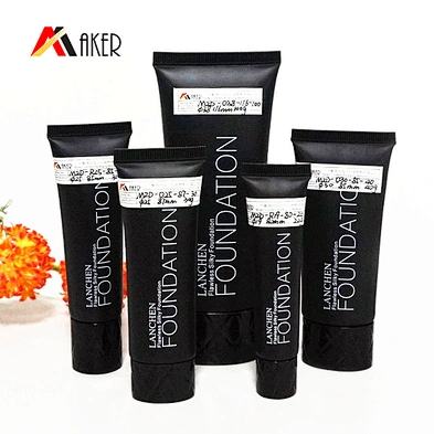 OEM Custom Size Black 19mm Skin Care Facial Hand Cream Lipgloss Squeeze Tubes