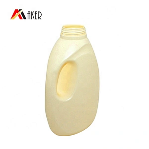 wholesale empty 1000ml PE plastic laundry liquid detergent bottle with handle for sale