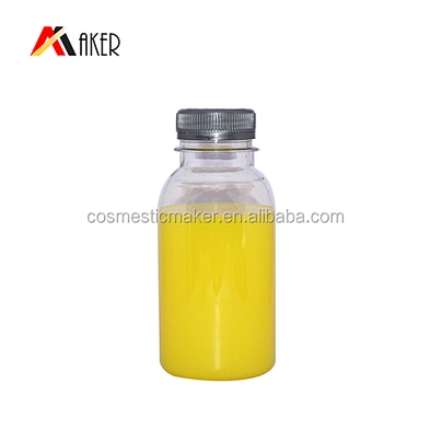 BPA free plastic juice drinking bottle with tamper proof cap