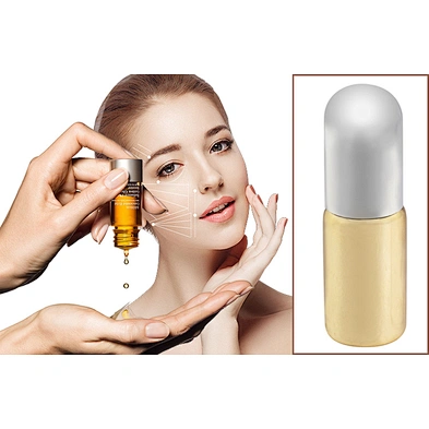 New design factory price 6ml cosmetic glass tube perfume bottle with screw cap