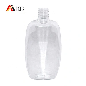 150ml wholesale clear cosmetic plastic PET baby shampoo bottle with screw cap