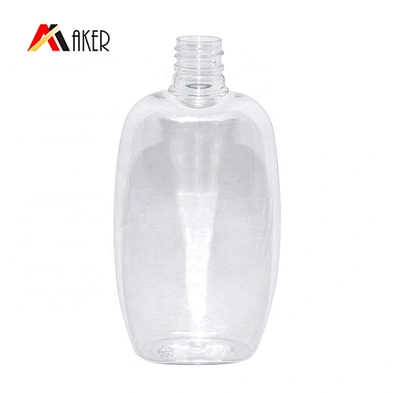 150ml wholesale clear cosmetic plastic PET baby shampoo bottle with screw cap