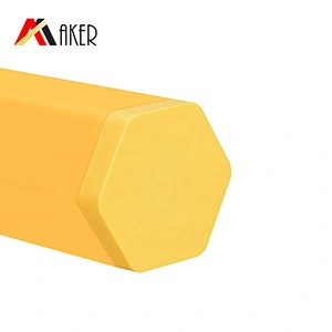 2020 new arrival solid yellow 650ml square cosmetic HDPE plastic body lotion pump bottle