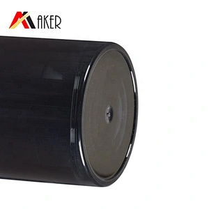 Hot sale empty black 30ml 50ml PP plastic cosmetic deodorant stick bottle with inner cover and screw cap