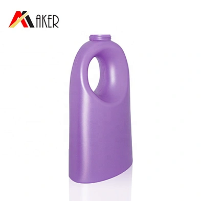 Wholesale 2.5 Litre Purple PE Liquid Laundry Empty Detergent Bottle with Screw Lid
