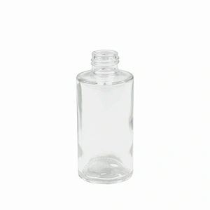cosmetic glass message oil bottle essential oil packaging personal care serum clear child proof dropper glass bottle