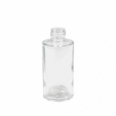 cosmetic glass message oil bottle essential oil packaging personal care serum clear child proof dropper glass bottle