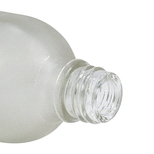 transparent 90ml 3oz essential oil bottle personal care packaging massage dropper bottle clear frost glass bottle