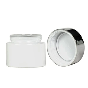 luxury glass cream jar cosmetic 50g glass packaging face eye cream cosmetic jar for cream