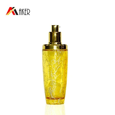 100ml lacquering bottle packaging lotion pump cosmetic glass container