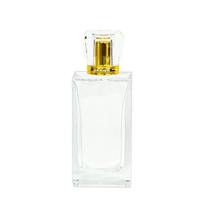 factory custom transparent classical 100ml glass parfume bottle packaging perfume bottle