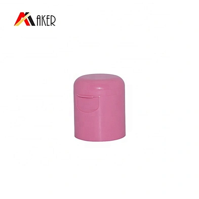 Factory wholesale 24mm pink color PP plastic flip top cap plastic bottles cap