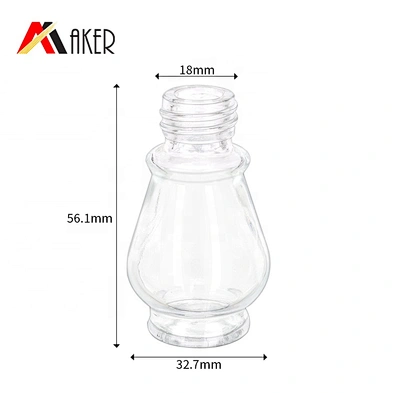 2019 New 15ml clear empty glass essential oil bottle