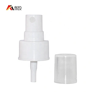 Wholesale white round pp plastic 24/410 25mm mist spray cap fine mist sprayer for bottle