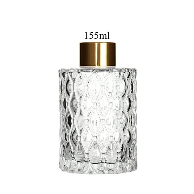 155ml Clear with Caps and Box Round Scent Luxury Room Fragrance Big Crystal Empty Fancy Wholesale Glass Aroma Diffuser Bottle