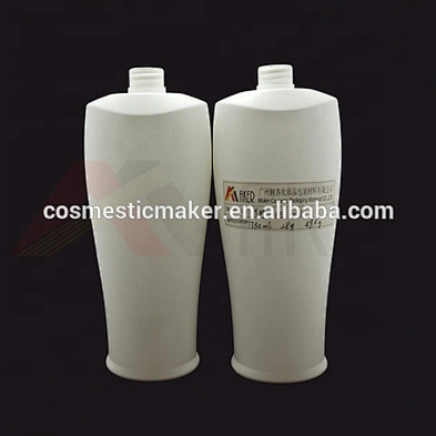 Factory wholesale 900ml white HDPE plastic shampoo bottle shower gel bottle