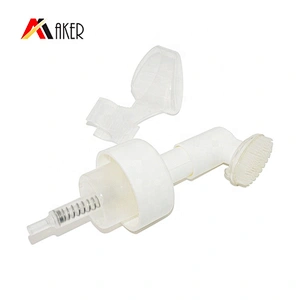 Factory supply wholesale semi transparent PET plastic 120ml cosmetic foam pump bottle