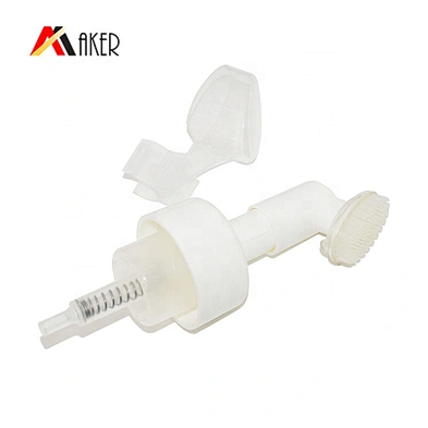 Factory supply wholesale semi transparent PET plastic 120ml cosmetic foam pump bottle