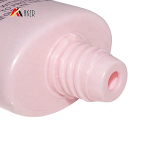 Hot sale 100ml LDPE plastic luxury cosmetic face cream tube packaging with silver electroplating plastic screw cap