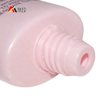 Hot sale 100ml LDPE plastic luxury cosmetic face cream tube packaging with silver electroplating plastic screw cap