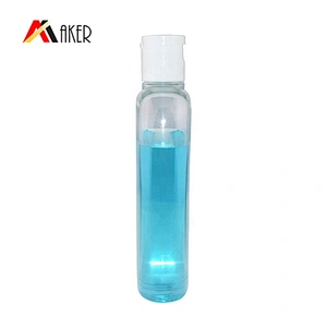 150ml wholesale clear cosmetic plastic PET baby shampoo bottle with screw cap