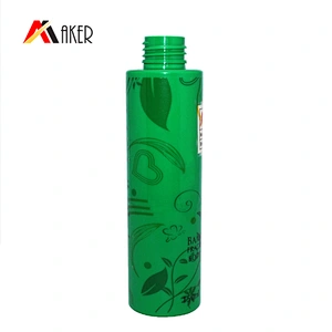 Custom Green Plastic 150ml PET Mini Emty Spray Bottle with Sprayer for Cosmetics
