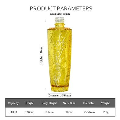100ml lacquering bottle packaging lotion pump cosmetic glass container