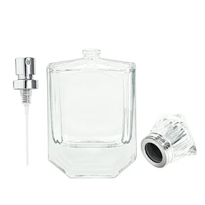 glass bottle parfum en verre bouteille 100ml de lux belle flacon parfum mist spray perfume bottle