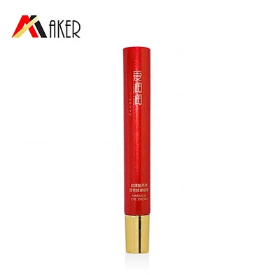 New arrival customized design red LDPE plastic empty 20ml cosmetic eye cream tube