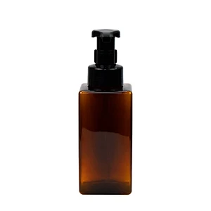 plastic bottle manufacture in stock plastic bottle 500ml amber shampoo foam pump bottle
