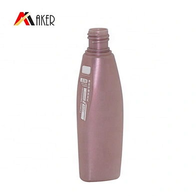 Empty 100ml 750ml pink special HDPE plastic shampoo bottles with flip top cap