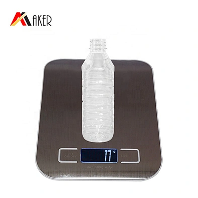 Cheap wholesale 450ml 600ml empty clear square PET plastic mineral water bottles with tamper-proof cap