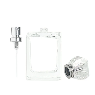 French glass classical empty mist spray bottle perfume bottle 100ml