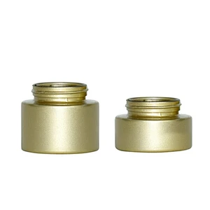 luxury printing gold 1oz 2oz 30g 50g personal care packaging skin care lotion face cream glass jar cosmetic