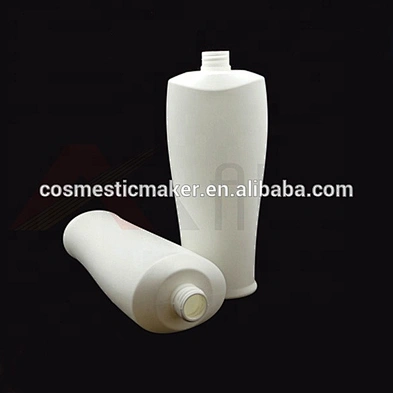 Factory wholesale 900ml white HDPE plastic shampoo bottle shower gel bottle